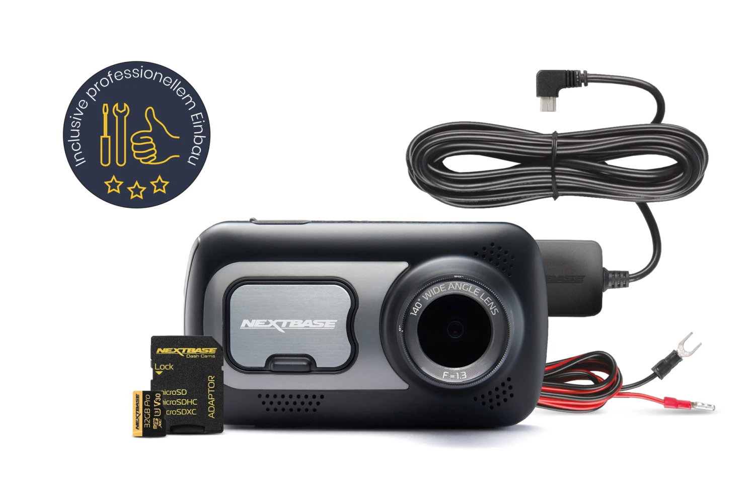 Dashcam Bundle 522GW Von Nextbase Inkl. 32GB SD-Karte, Festeinbau-Kabelsatz Und Einbau 1 Dashcam Bundle 522GW Von Nextbase Inkl. 32GB SD-Karte, Festeinbau-Kabelsatz Und Einbau