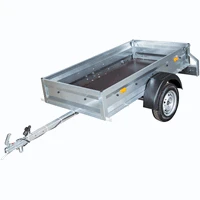 Stedele Einachsanhänger Mit Feuerverzinktem Stahlgrundrahmen, Bis 750 Kg, 206x106x35 Cm