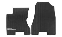 Schönek Semipassform Gummimatten Gr. 3, Auto Fußmatten Für Vorn, Schwarz, 2 Stück
