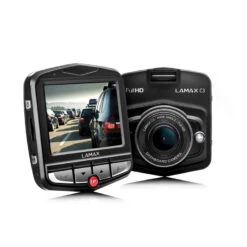 Lamax Dashboard Camera C3, Autokamera Mit 140° Aufnahmewinkel, Full-HD 1080p, 24h Parkwächter, G-Sensor, Nachtmodus U.v.m.