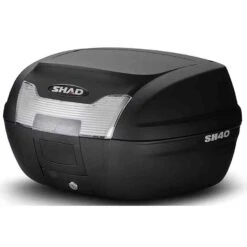 Explorer Topcase SH40, Produziert By SHAD, Mit Adapterplatte, In Schwarz, 40 Liter Fassungsvermögen