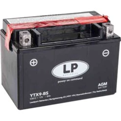 Landport YTX9-BS AGM Motorrad Batterie, 12 V 8 AH