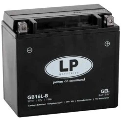 Landport GB16L-B GEL Motorrad Batterie, 12 V 16 AH