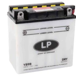 Landport YB9B Motorrad Batterie Inkl. Befüllung Batteriesäure, 12V, 9Ah