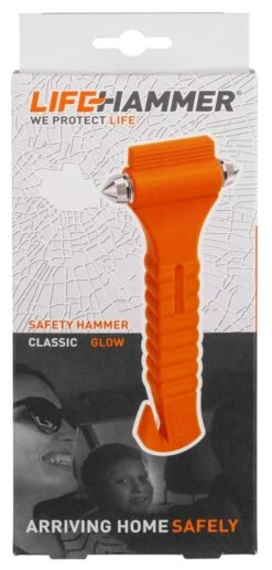 LifeHammer Notfallhammer New Classic Glow, Orange