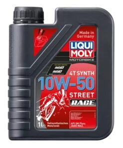 Liqui Moly Motorbike 4T Synth 10W-50 Street Race Motorrad Motoröl, 1 L