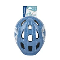 POLISPORT Kinderfahrradhelm Im Jeans Look, Gr. S 3 POLISPORT Kinderfahrradhelm Im Jeans Look, Gr. S – Bild 3