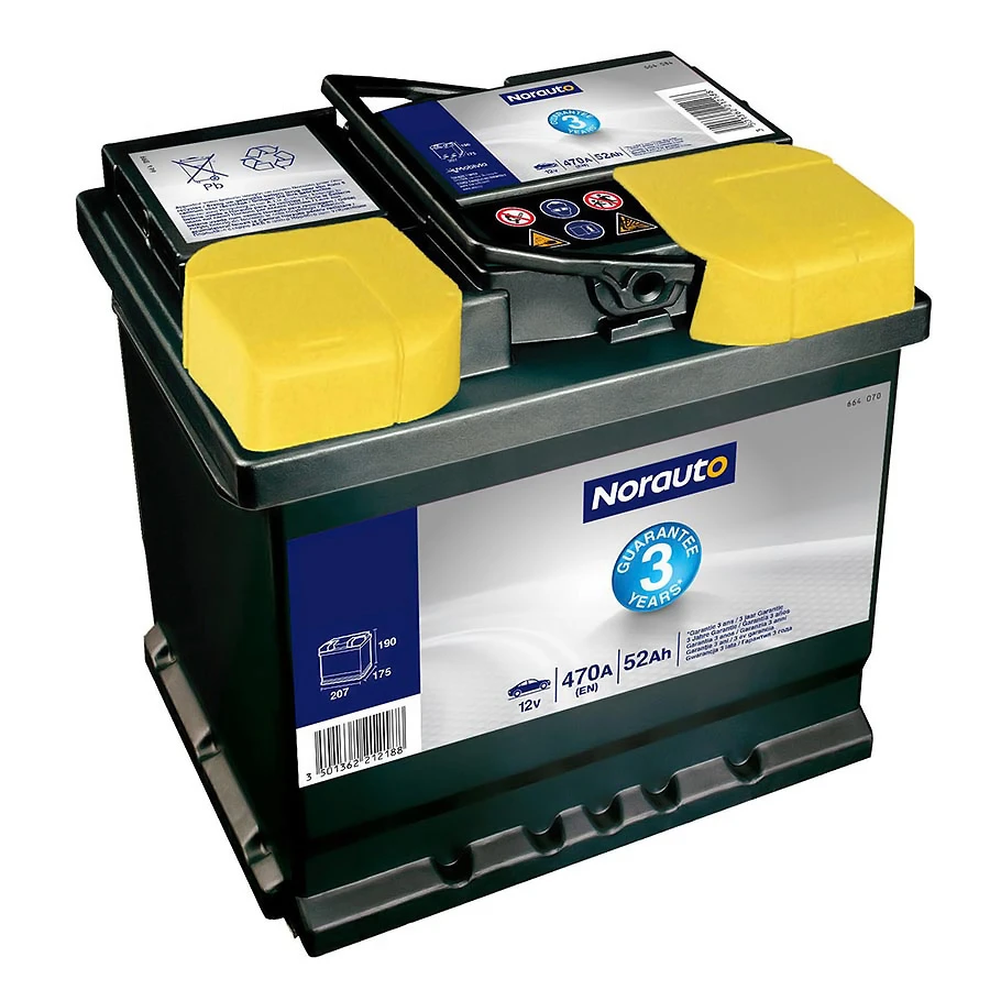 Autobatterie 02 Von Norauto, 45 Ah, 400 A, 3 J. Garantie 1 Autobatterie 02 Von Norauto, 45 Ah, 400 A, 3 J. Garantie