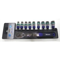 Stecknuss-Kasten Für 3/8" Zoll Ratsche, Von Norauto, 9-tlg