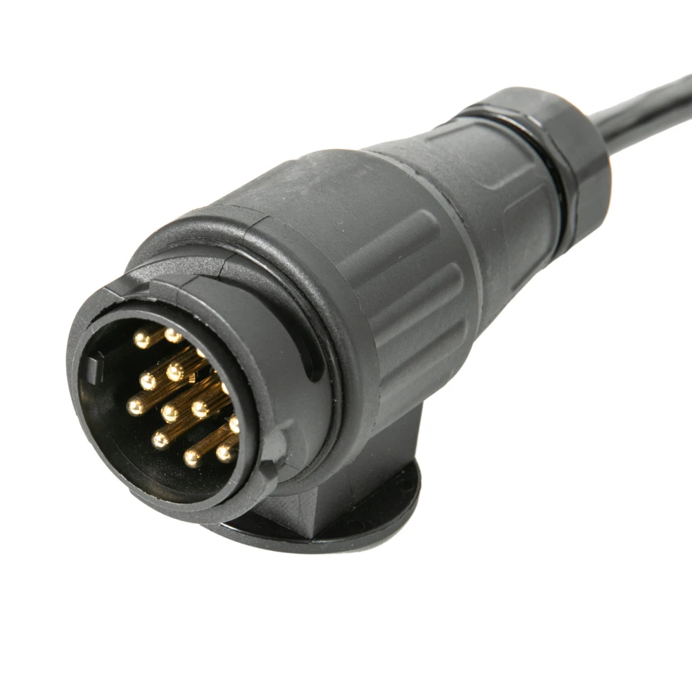 Adapter Mit Kabel, 13-polig Auf 7-polig Für Anhänger Von Norauto, 50cm 1 Adapter Mit Kabel, 13-polig Auf 7-polig Für Anhänger Von Norauto, 50cm