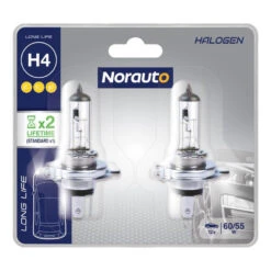 Norauto H4 Longlife Glühlampe, 2 Stück