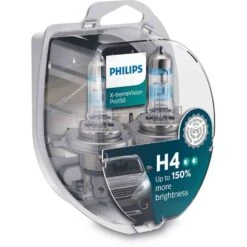 Philips X-treme Vision Pro150 H4 Halogen-Scheinwerferlampe, 2 Stück