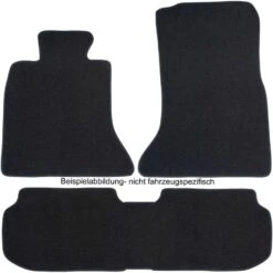 SCHÖNEK "Brillant" Passform Autoteppich 3-teiliges Set, Auto Textil Fußmatten Aus Polyamid Tuft Für Toyota Verso Baujahr 2009 Bis 2013