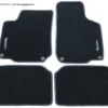 SCHÖNEK Passform Autoteppich 4-teiliges Set "Exclusive" Mit Stick, Auto Textil Fußmatten Aus Polyamid Tuft Für VW Touran Baujahr 2003 Bis 2015