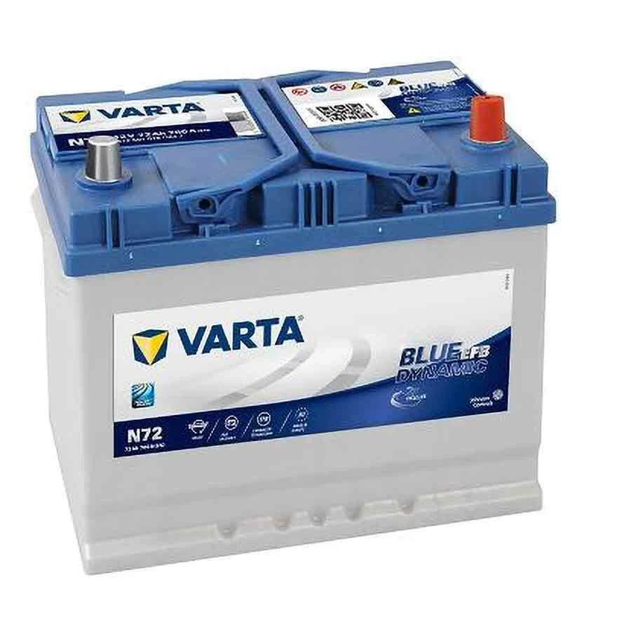 VARTA Blue Dynamic EFB Autobatterie, JIS, 572 501 076, 72 Ah, 760 A 1 VARTA Blue Dynamic EFB Autobatterie, JIS, 572 501 076, 72 Ah, 760 A
